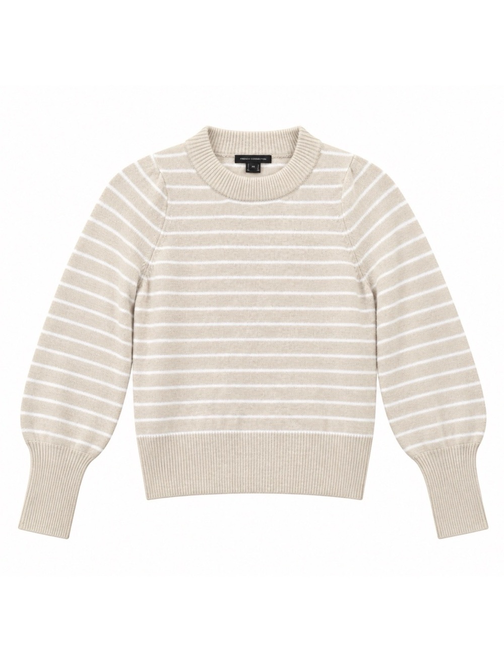 NWT French Connection Sloane Striped Crewneck Sweater
